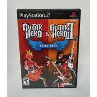  Jogo Original Guitar Hero Dual Pack Ps2 Playstation comprar usado  Brasil 