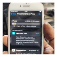 Usado, iPhone 6 Rosa 64gb Funcionando (precisa Trocar A Bateria)  comprar usado  Brasil 