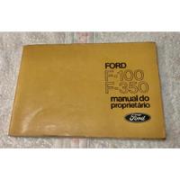 Manual Ford F-100 F-350 V8 74 75 Original Novissimo - Veja comprar usado  Brasil 