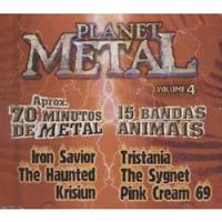 Cd Planet Metal - Volume 4 Iron Savior, Krisi comprar usado  Brasil 