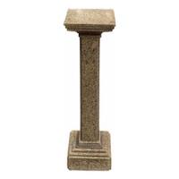 Coluna Decorativa Antiga Em Granito Rajado E Bronze comprar usado  Brasil 