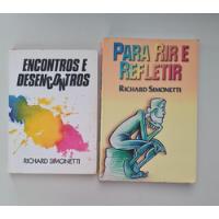 Livro, Kit(2), Richard Simonetti, 1 Encontros E Desencontros, 2 Para Rir E Refletir comprar usado  Brasil 