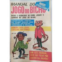 Livro Manual Do Jogo Do Bicho Dicas E Segredos De Como Jogar E Ganhar No Jogo Do Bicho - Editora Noblet [0000], usado comprar usado  Brasil 