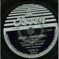 Disco Rotação 78 - Roberto Inglez - Negra Consentida  comprar usado  Brasil 