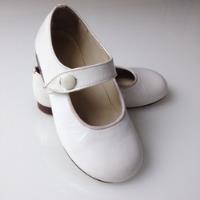 Sapato Branco Em Couro De Menina  N.22 comprar usado  Brasil 
