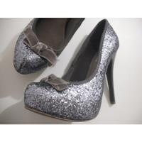 Sapato Scarpinmeia Pata Glitter 35 Di Fiori Bom Estado comprar usado  Brasil 