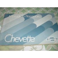Manual Proprietário Chevrolet Chevette 80 1980 81 1981 comprar usado  Brasil 