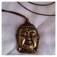 Colar Com Budha Em Metal Bronzeado , Mede20 X 27  Mm, Presa comprar usado  Brasil 
