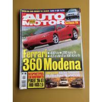 Revista Auto Motor 120 Ferrari 360 Ford Focus 206 1999 comprar usado  Brasil 