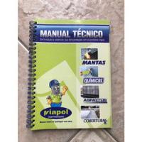 Manual Técnico Viapol Mantas Asfaltos Coberturas T508, usado comprar usado  Brasil 