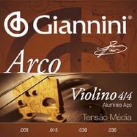 Usado, Jogo De Cordas Para Violino Giannini 4/4 Encordoamento comprar usado  Brasil 