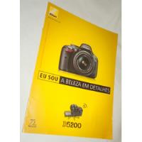 Catálogo Folder Prospecto Nikon D5200  comprar usado  Brasil 