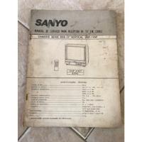 Manual Serviço Sanyo Televisor Em Cores Clp 2127 D7rc M030, usado comprar usado  Brasil 