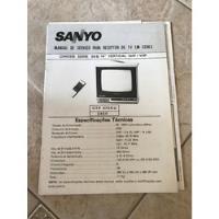 Manual De Serviço Sanyo Tv Em Cores Ctp 3756u D4er, usado comprar usado  Brasil 