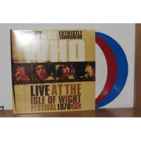 Lp Triplo The Who Color Vinil Live At The Isle Of Wight 1970 comprar usado  Brasil 