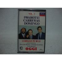 Usado, Fita Pavarotti, Carreras & Domingo- Le Romanze Più Belle. 2 comprar usado  Brasil 