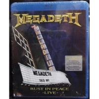 Blu-ray Megadeth - Rust In Peace Live (lacrado De Fábrica) comprar usado  Brasil 