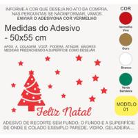 2 Adesivo Loja Vitrine Feliz Natal + Arvore + Estrelas , usado comprar usado  Brasil 