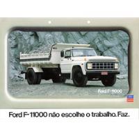 Folder Propaganda Caminhão Ford F-11000 1989 - Original comprar usado  Brasil 