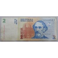 Argentina: Bela Cédula 2 Pesos 2002 - Mitre, usado comprar usado  Brasil 