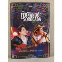 Dvd Fernando E Sorocaba Acústico Na Ópera Do Arame Original, usado comprar usado  Brasil 