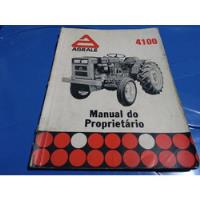 Manual Proprietário Trator Agrale 4100 Original De Fábrica - comprar usado  Brasil 