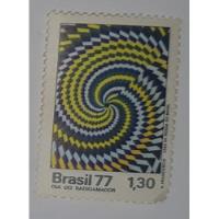 Selo Antigo Radiomador  -  1977, usado comprar usado  Brasil 