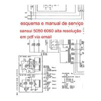 Esquema E Ajustes Sansui Receiver 6060 5050 Em Pdf, usado comprar usado  Brasil 
