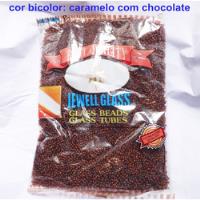500 Gramas Miçangas 2mm Alta Qualidade Chocolate C/ Caramelo comprar usado  Brasil 