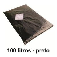 10 Kilos Saco De Lixo Preto Embalagem Reforçado 0,20 Micras comprar usado  Brasil 