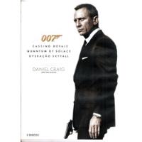 Dvd 007 Cassino Royale/ Quantum Of Solace/ Operacao Skyfall comprar usado  Brasil 