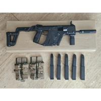 Rifle Airsoft Krytac Kriss Vector Com 5 Magazines + Brinde comprar usado  Brasil 
