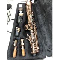 Saxofone Sax Sib Soprano Reto + Case Luxo  comprar usado  Brasil 