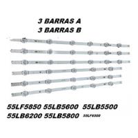 Usado, Kit De 3 Barras A E 3 Barras B Da Smart Tv 55lf5850/lb6200 comprar usado  Brasil 
