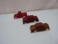 Kit De 3 Pçs Carros Miniatura Toddy Vermelho E Marrom  comprar usado  Brasil 