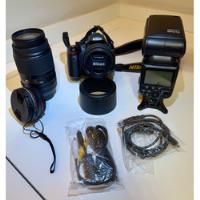 Máquina Nikon D5000 Dslr Cor Preta Acompanha Kit + Mochila comprar usado  Brasil 