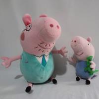  2 Pelúcia Peppa Pig -  Papai Pig E George  comprar usado  Brasil 