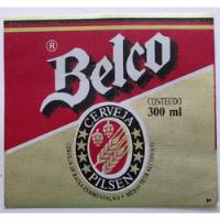 C1393  Rótulo Cerveja Belco Pilsen - De São Manuel Sp.  Mede comprar usado  Brasil 
