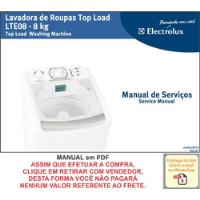Manual Técnico Serviço Lavadora Roupa Electrolux Lte08 comprar usado  Brasil 