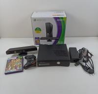 Microsoft Xbox 360 + Kinect Slim 4gb Kinect Adventures Black comprar usado  Brasil 