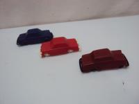 Kit De 3 Pçs Carros Miniatura Toddy Vermelho Marrom Azul, usado comprar usado  Brasil 