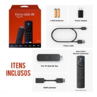 Usado, Fire Stick 4k Amazon Ger 2 Voz Wifi 6 Caixa Danificada Smart comprar usado  Brasil 