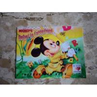 Manual Do Jogo Mickey's Safari In Letterland - Nes comprar usado  Brasil 