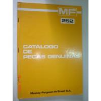 Catalogo Peças Trator Massey Ferguson Perkins 252 Manual Mf comprar usado  Brasil 