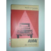 Manual Rural 1965 Original Willys Overland Ford Jeep 4x4 comprar usado  Brasil 