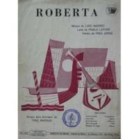 Partitura Roberta Acordeon Tony Marquis 1943 comprar usado  Brasil 
