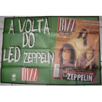 Poster Gigante  -  A Volta Do Led Zeppelin -  Bizz comprar usado  Brasil 