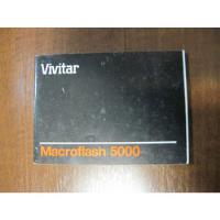 Usado, Vivitar Macroflash 5000 - Manual Original comprar usado  Brasil 