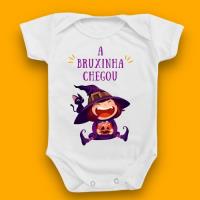 Usado, Body Para Bebê Halloween Bruxinha Personalizado Menina comprar usado  Brasil 