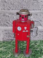 Robô De Lata Litografada Atomic Robot Man Movido A Corda comprar usado  Brasil 